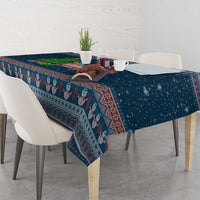 Flamingle Bells Xmas Christmas Tablecloth Xmas Holiday Patterns - Wonder Print Shop