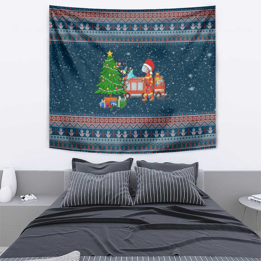 Flamingle Bells Xmas Christmas Tapestry Xmas Holiday Patterns - Wonder Print Shop
