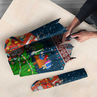 Flamingle Bells Xmas Christmas Umbrella Xmas Holiday Patterns - Wonder Print Shop