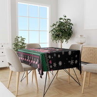 Flamingo Couple Christmas Tablecloth Xmas Holiday Patterns - Wonder Print Shop