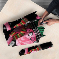 Flamingo Couple Christmas Umbrella Xmas Holiday Patterns - Wonder Print Shop