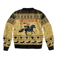 Horse Lover Christmas Christmas Bomber Jacket Xmas Holiday Patterns - Wonder Print Shop