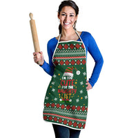 Too Cute For The Naughty List Christmas Apron Xmas Holiday Patterns - Wonder Print Shop