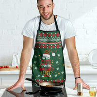 Too Cute For The Naughty List Christmas Apron Xmas Holiday Patterns - Wonder Print Shop