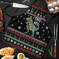 Tree Rex Christmas Apron Xmas Holiday Patterns - Wonder Print Shop
