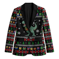 Tree Rex Christmas Blazer Xmas Holiday Patterns - Wonder Print Shop