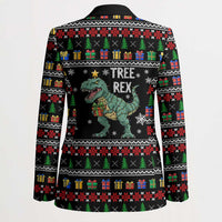 Tree Rex Christmas Blazer Xmas Holiday Patterns - Wonder Print Shop