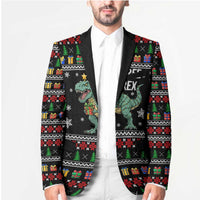 Tree Rex Christmas Blazer Xmas Holiday Patterns - Wonder Print Shop
