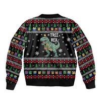 Tree Rex Christmas Bomber Jacket Xmas Holiday Patterns - Wonder Print Shop