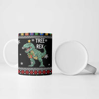 Tree Rex Christmas Ceramic Mug Xmas Holiday Patterns - Wonder Print Shop