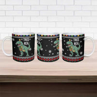 Tree Rex Christmas Ceramic Mug Xmas Holiday Patterns - Wonder Print Shop