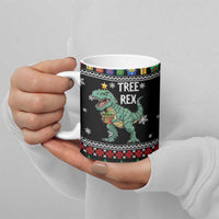 Tree Rex Christmas Ceramic Mug Xmas Holiday Patterns - Wonder Print Shop