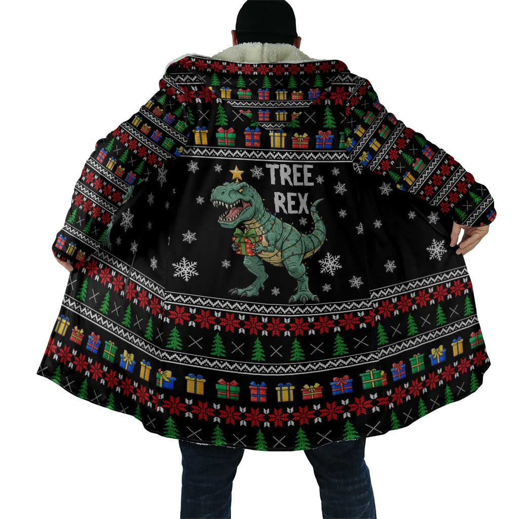 Tree Rex Christmas Cloak Xmas Holiday Patterns - Wonder Print Shop