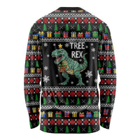 Tree Rex Christmas Long Sleeve Shirt Xmas Holiday Patterns - Wonder Print Shop