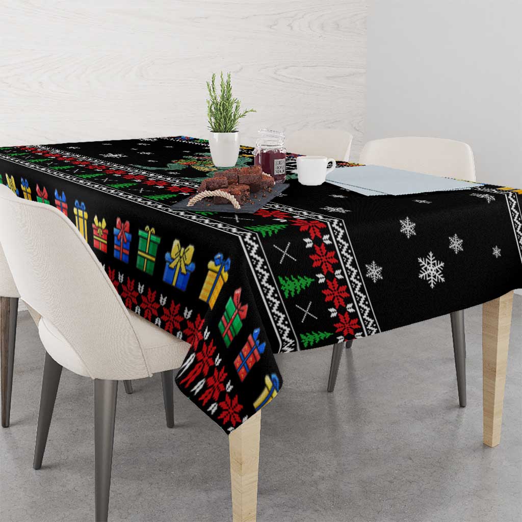 Tree Rex Christmas Tablecloth Xmas Holiday Patterns - Wonder Print Shop