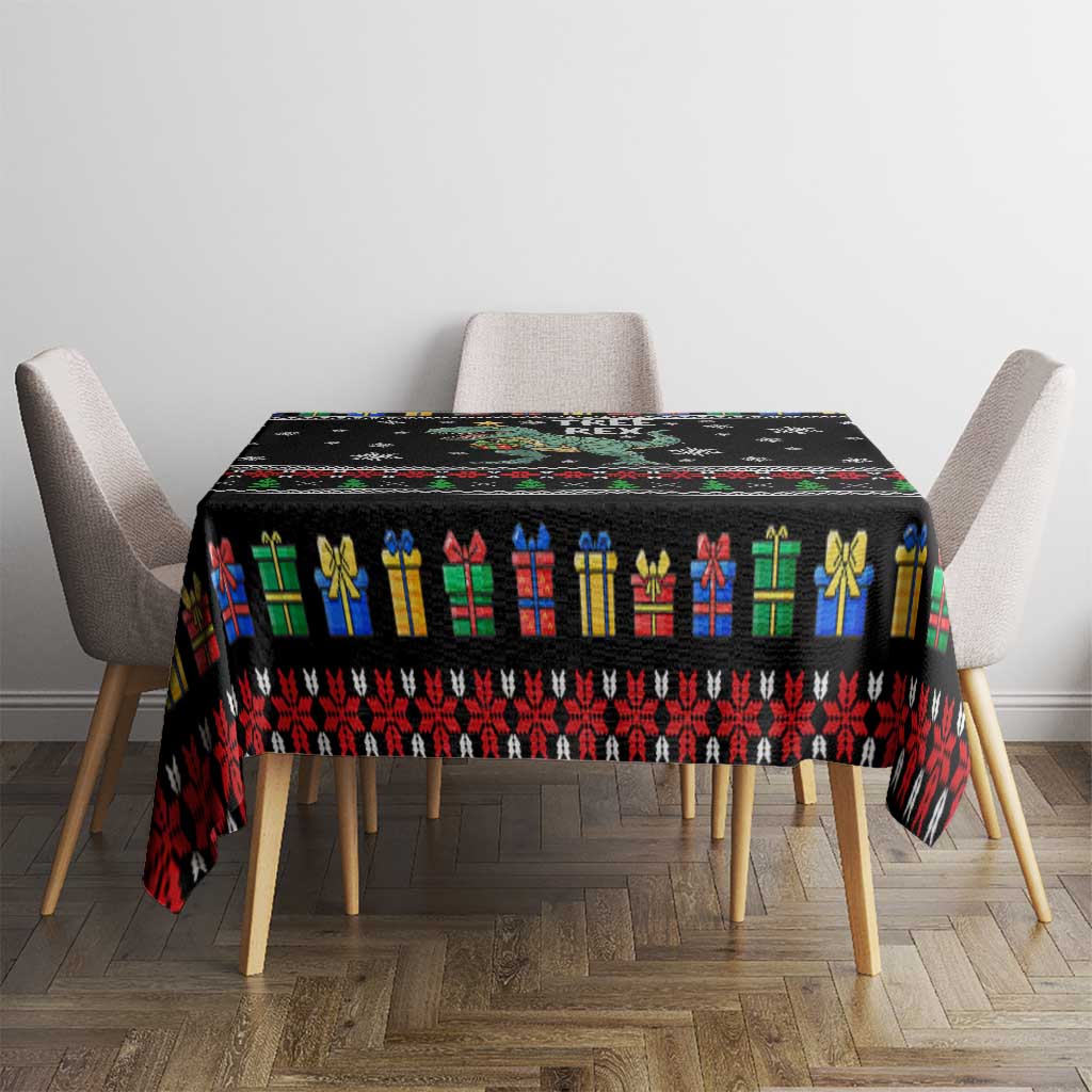 Tree Rex Christmas Tablecloth Xmas Holiday Patterns - Wonder Print Shop