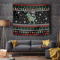 Tree Rex Christmas Tapestry Xmas Holiday Patterns - Wonder Print Shop