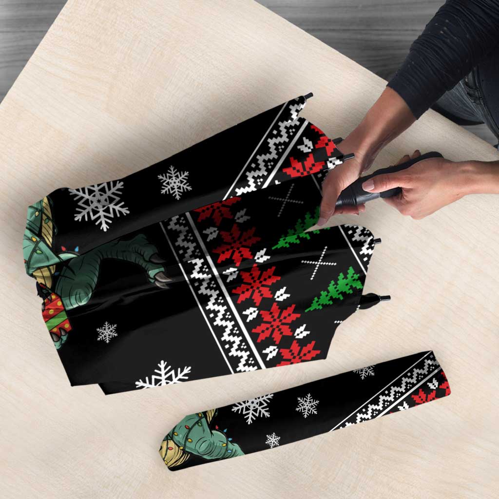 Tree Rex Christmas Umbrella Xmas Holiday Patterns - Wonder Print Shop