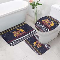 That Woman From Michigan Christmas Bathroom Set Xmas Holiday Patterns - Wonder Print Shop