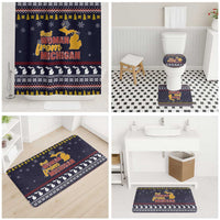 That Woman From Michigan Christmas Bathroom Set Xmas Holiday Patterns - Wonder Print Shop