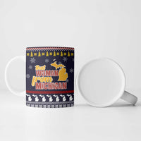 That Woman From Michigan Christmas Ceramic Mug Xmas Holiday Patterns - Wonder Print Shop