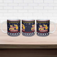 That Woman From Michigan Christmas Ceramic Mug Xmas Holiday Patterns - Wonder Print Shop