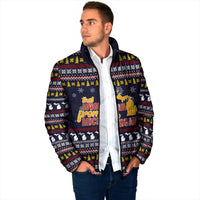 That Woman From Michigan Christmas Padded Jacket Xmas Holiday Patterns - Wonder Print Shop