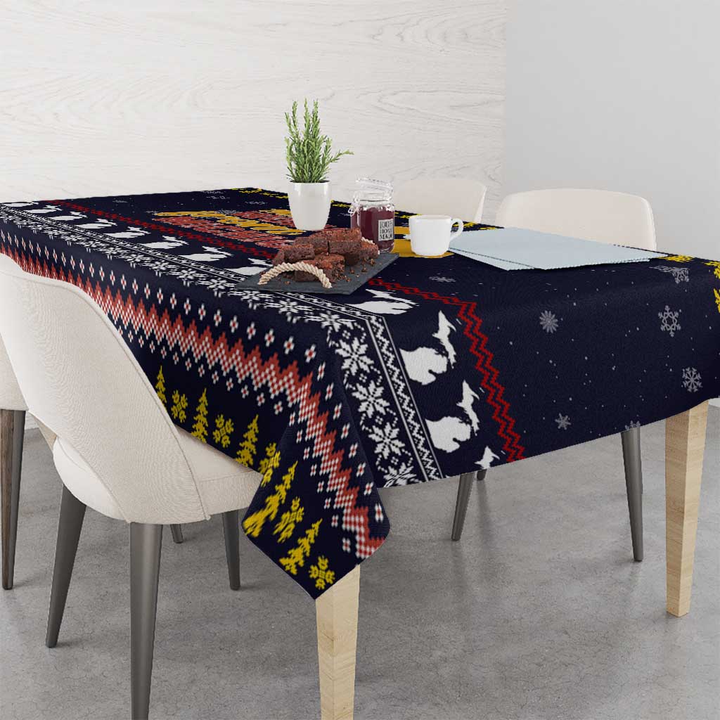 That Woman From Michigan Christmas Tablecloth Xmas Holiday Patterns - Wonder Print Shop