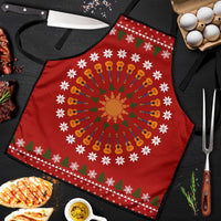 Guitar Lover Christmas Apron Xmas Holiday Patterns - Wonder Print Shop