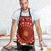 Guitar Lover Christmas Apron Xmas Holiday Patterns - Wonder Print Shop