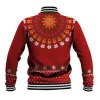 Guitar Lover Christmas Baseball Jacket Xmas Holiday Patterns - Wonder Print Shop