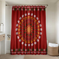 Guitar Lover Christmas Bathroom Set Xmas Holiday Patterns - Wonder Print Shop