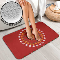 Guitar Lover Christmas Bathroom Set Xmas Holiday Patterns - Wonder Print Shop