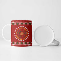 Guitar Lover Christmas Ceramic Mug Xmas Holiday Patterns - Wonder Print Shop