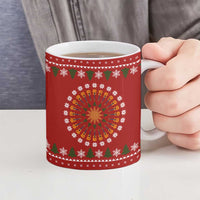 Guitar Lover Christmas Ceramic Mug Xmas Holiday Patterns - Wonder Print Shop