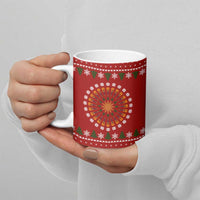 Guitar Lover Christmas Ceramic Mug Xmas Holiday Patterns - Wonder Print Shop