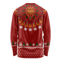 Guitar Lover Christmas Long Sleeve Shirt Xmas Holiday Patterns - Wonder Print Shop