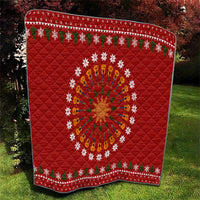 Guitar Lover Christmas Quilt Xmas Holiday Patterns - Wonder Print Shop