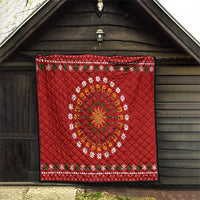 Guitar Lover Christmas Quilt Xmas Holiday Patterns - Wonder Print Shop