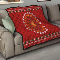 Guitar Lover Christmas Quilt Xmas Holiday Patterns - Wonder Print Shop