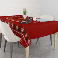 Guitar Lover Christmas Tablecloth Xmas Holiday Patterns - Wonder Print Shop