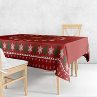 Guitar Lover Christmas Tablecloth Xmas Holiday Patterns - Wonder Print Shop