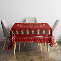 Guitar Lover Christmas Tablecloth Xmas Holiday Patterns - Wonder Print Shop