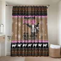 The Crazy Heifer Christmas Bathroom Set Xmas Holiday Patterns - Wonder Print Shop