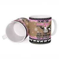 The Crazy Heifer Christmas Ceramic Mug Xmas Holiday Patterns - Wonder Print Shop