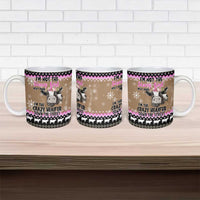 The Crazy Heifer Christmas Ceramic Mug Xmas Holiday Patterns - Wonder Print Shop