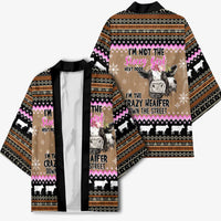 The Crazy Heifer Christmas Kimono Xmas Holiday Patterns - Wonder Print Shop
