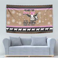 The Crazy Heifer Christmas Tapestry Xmas Holiday Patterns - Wonder Print Shop