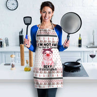 Pig Overflows Christmas Apron Xmas Holiday Patterns - Wonder Print Shop