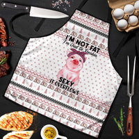 Pig Overflows Christmas Apron Xmas Holiday Patterns - Wonder Print Shop
